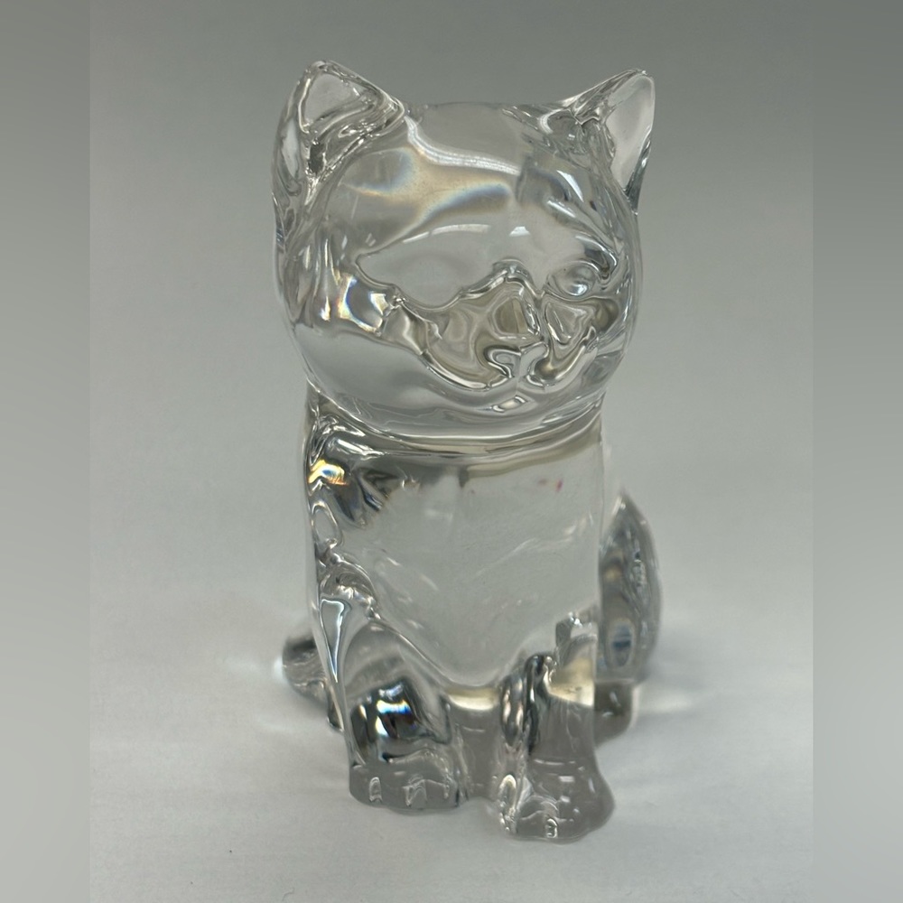 Crystal Cat Figurine